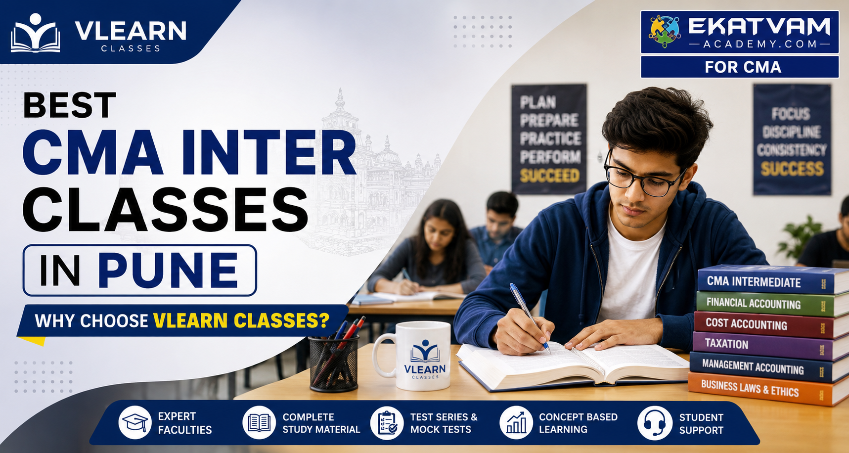 Best CMA Inter Classes In Pune: Why Choose VLearn Classes?