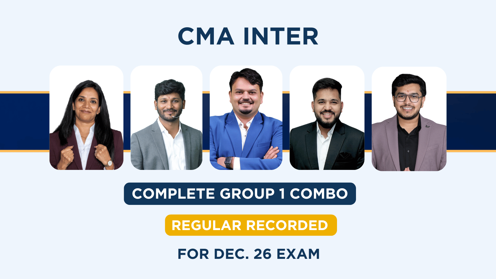 CMA Inter Group 1 Regular Recorded Lecture By SBM_SB_VJ_KS_PG | Dec 26