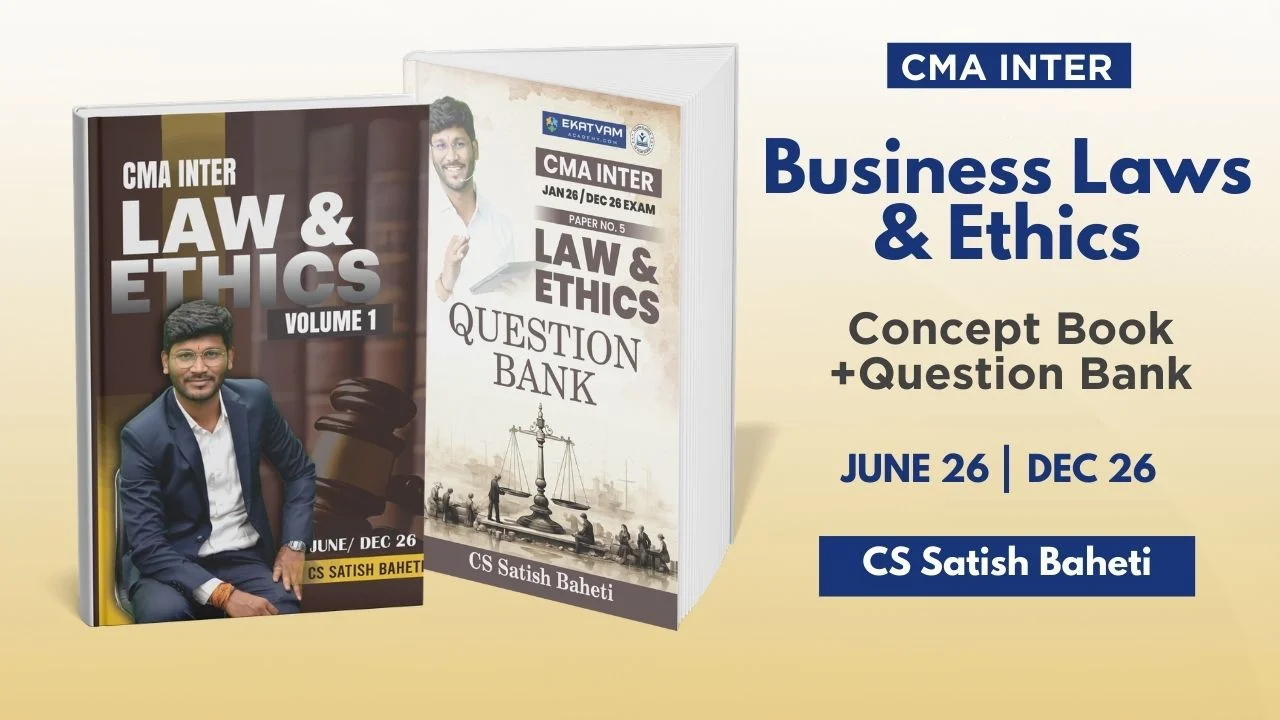 CMA Inter Law Regular Books By CS Satish Baheti_Dec.26