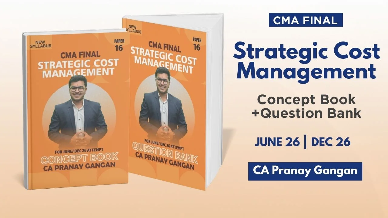 CMA Final SCM Books Set By CA Pranay Gangan_Dec.26