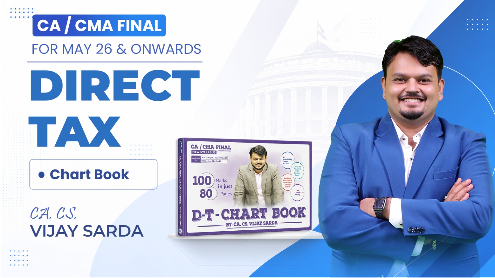CA Final Direct Tax Chartbook By CA Vijay Sarda | Nov.26