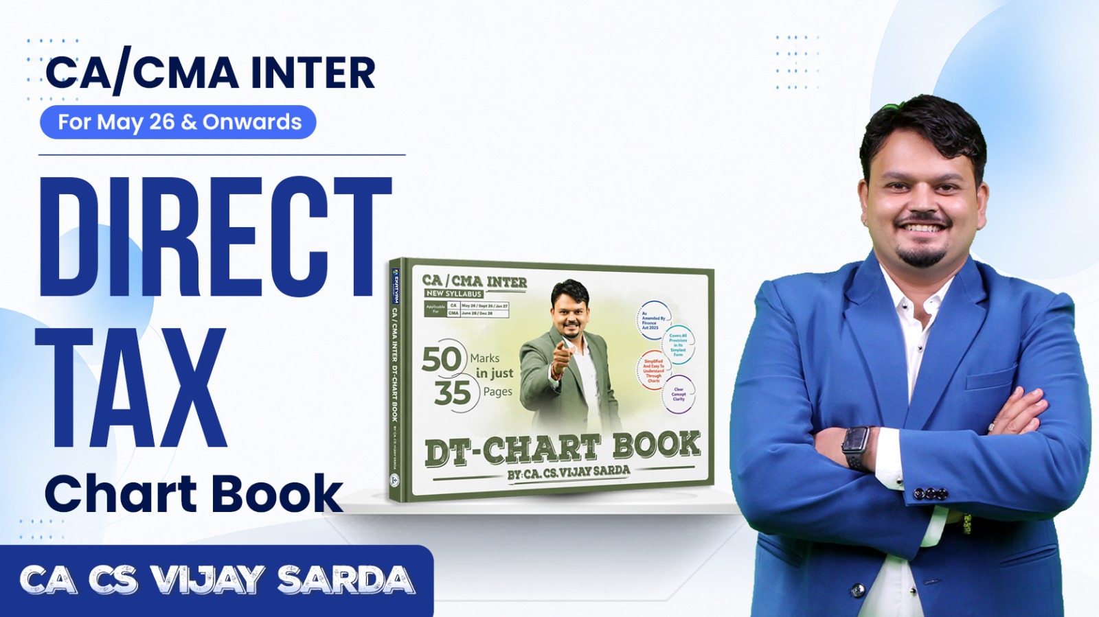 CA Inter Direct Tax Chartbook By CA Vijay Sarda | Sept 26_Jan 27
