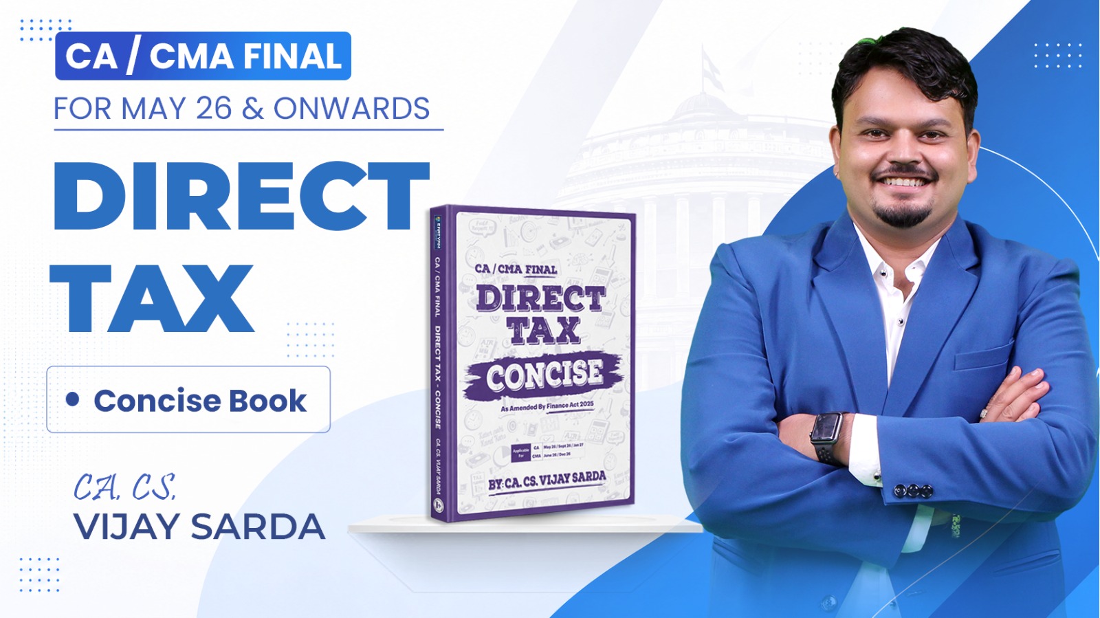 CA Final Direct Tax Concise Book By CA Vijay Sarda | Nov. 26